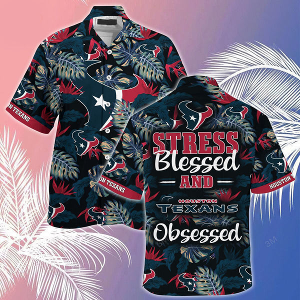 Houston Texans 2 (38) Personalized Hawaiian Button down shirt