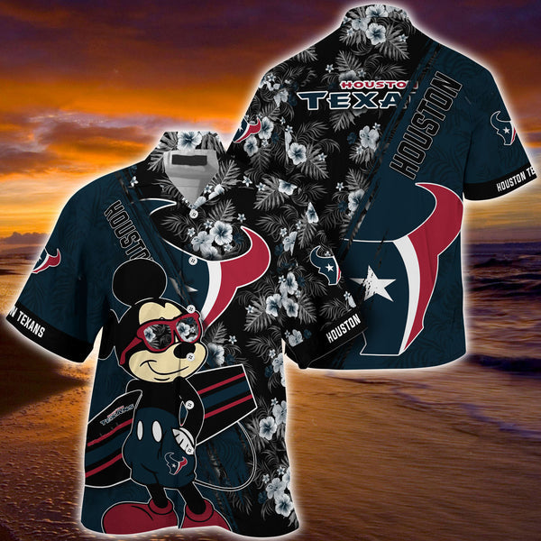 Houston Texans 2 (39) Personalized Hawaiian Button down shirt