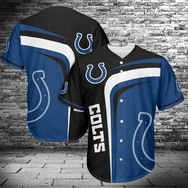 Indianapolis Colts Personalized Baseball Jersey 019