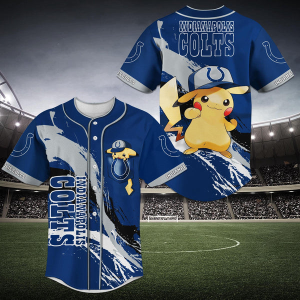 Indianapolis Colts Personalized Baseball Jersey 020
