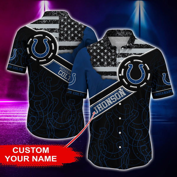 Indianapolis Colts 2 (28) Personalized Hawaiian Button down shirt