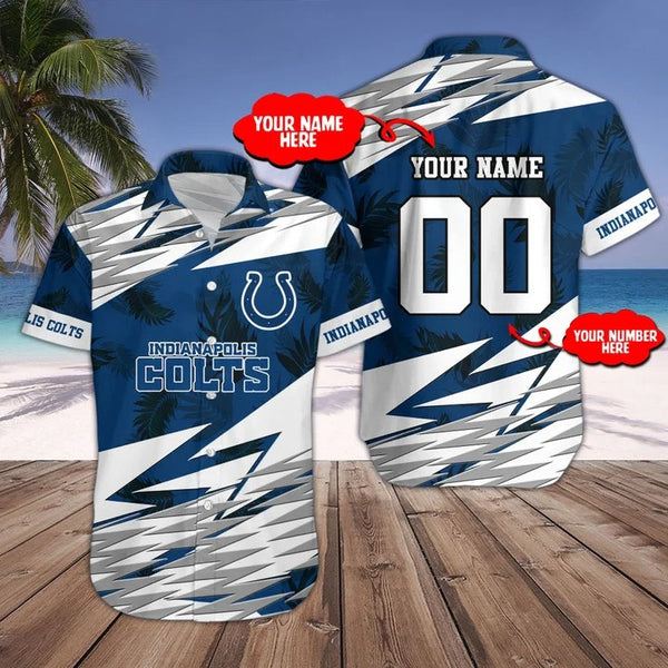 Indianapolis Colts 2 (29) Personalized Hawaiian Button down shirt