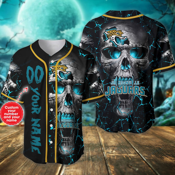 Jacksonville Jaguars Personalized Baseball Jersey 032