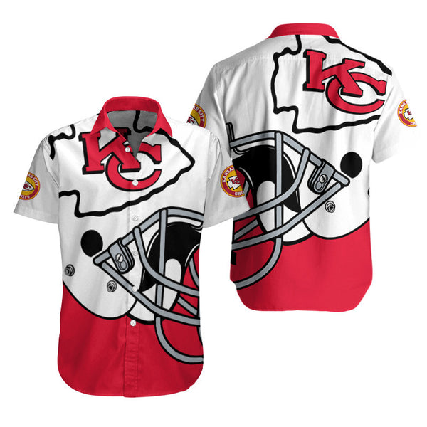 Kansas City Chiefs 2 (18) Personalized Hawaiian Button down shirt