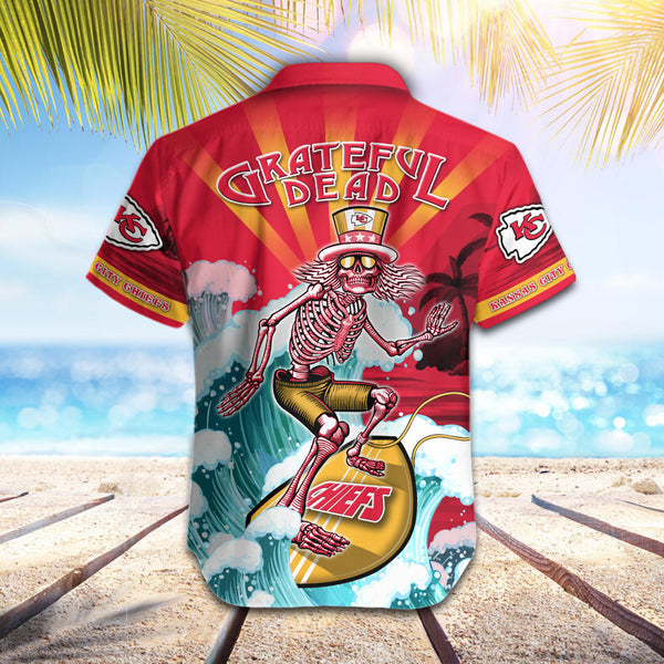 Kansas City Chiefs 2 (21) Personalized Hawaiian Button down shirt