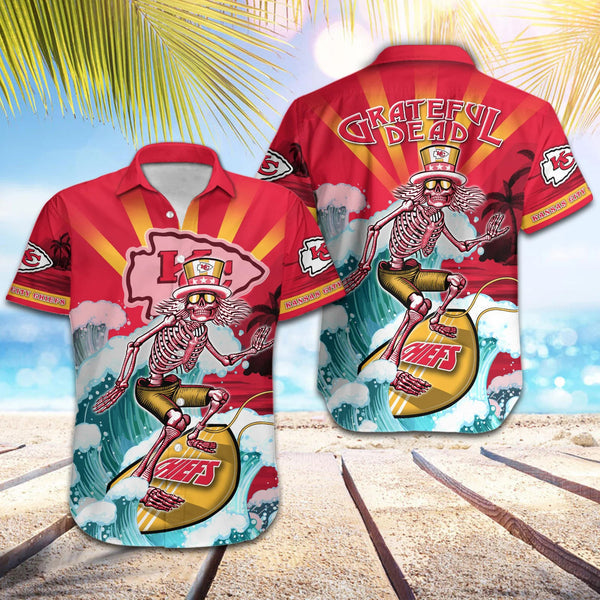 Kansas City Chiefs 2 (21) Personalized Hawaiian Button down shirt