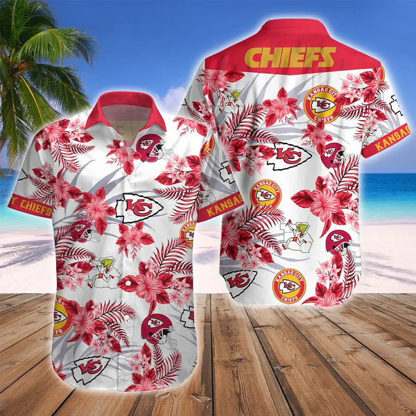Kansas City Chiefs 2 (40) Personalized Hawaiian Button down shirt