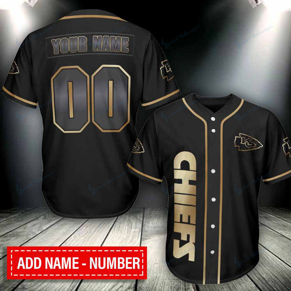 Kansas City Chiefs Personalized Baseball Jersey 032