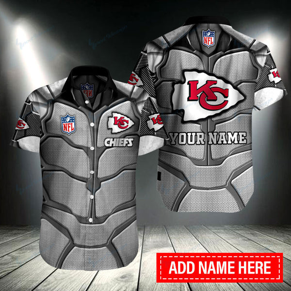 Kansas City Chiefs 2 (37) Personalized Hawaiian Button down shirt