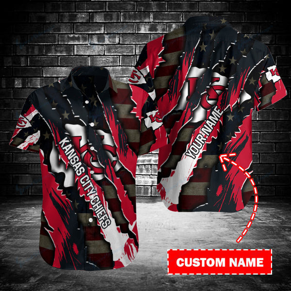 Kansas City Chiefs 2 (34) Personalized Hawaiian Button down shirt