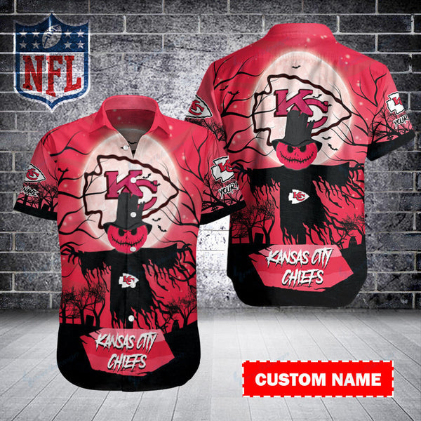 Kansas City Chiefs 2 (33) Personalized Hawaiian Button down shirt