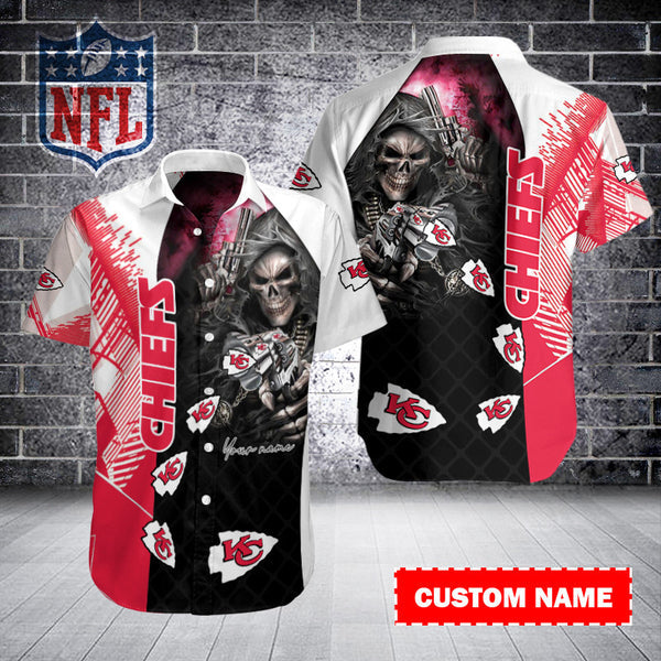 Kansas City Chiefs 2 (49) Personalized Hawaiian Button down shirt