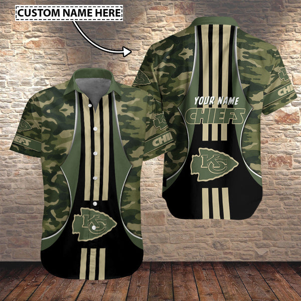 Kansas City Chiefs 2 (56) Personalized Hawaiian Button down shirt