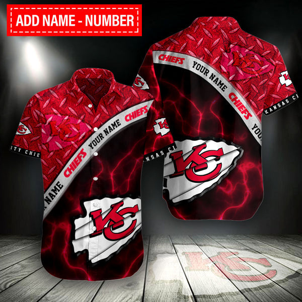 Kansas City Chiefs 2 (55) Personalized Hawaiian Button down shirt