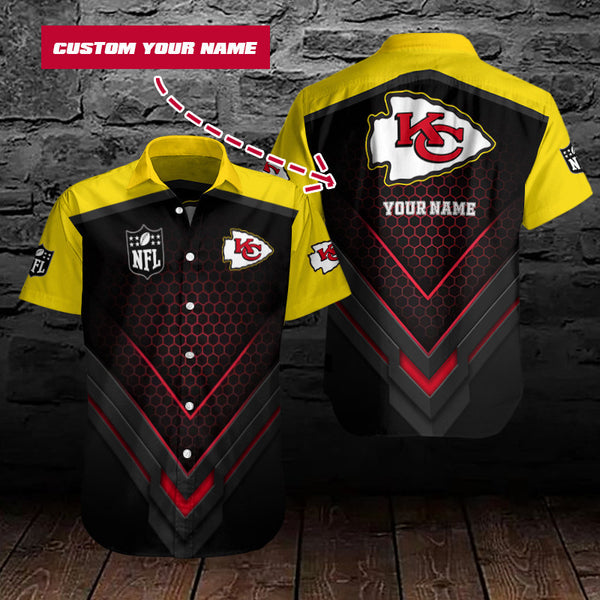 Kansas City Chiefs 2 (68) Personalized Hawaiian Button down shirt