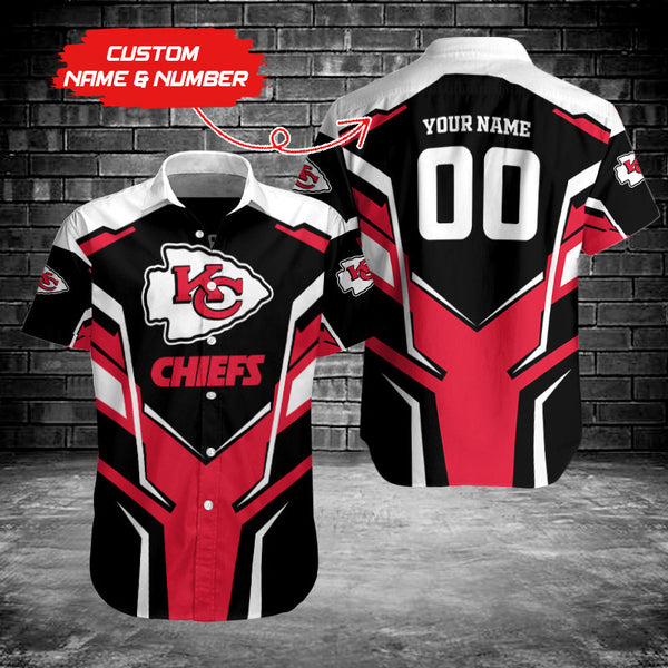 Kansas City Chiefs 2 (67) Personalized Hawaiian Button down shirt
