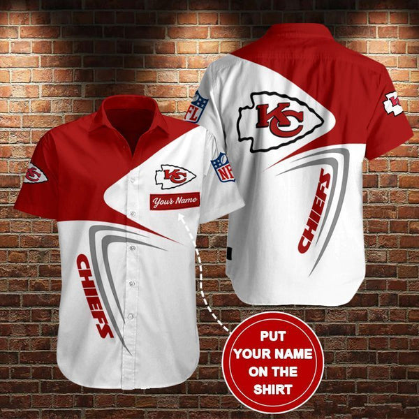 Kansas City Chiefs 2 (66) Personalized Hawaiian Button down shirt
