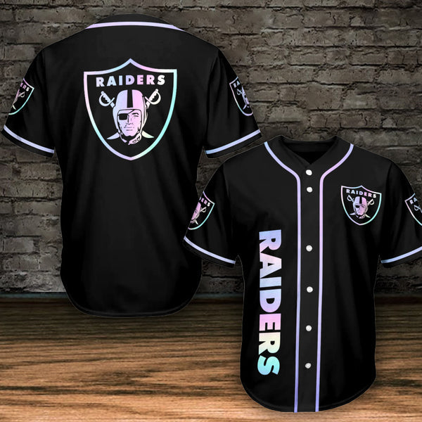 Las Vegas Raiders Personalized Baseball Jersey 031
