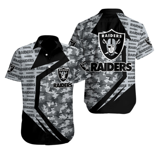 Las Vegas Raiders 2 (60) Personalized Hawaiian Button down shirt