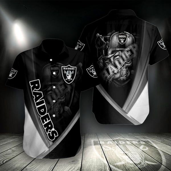 Las Vegas Raiders 2 (75) Personalized Hawaiian Button down shirt