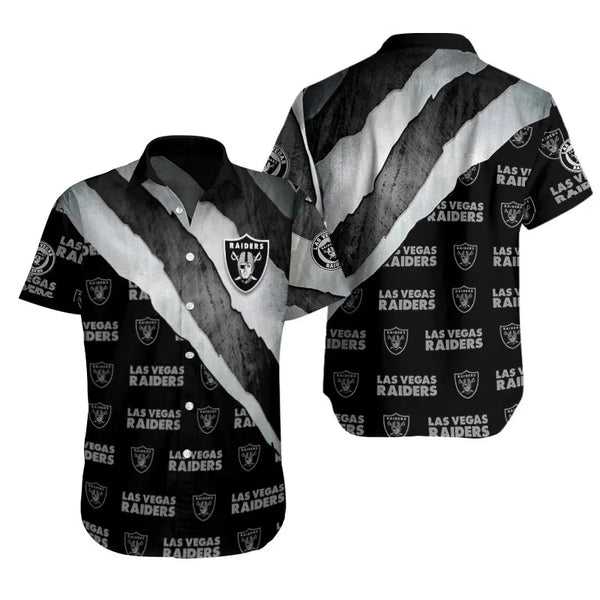 Las Vegas Raiders 2 (69) Personalized Hawaiian Button down shirt