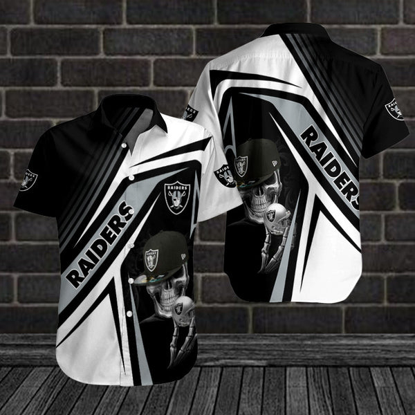 Las Vegas Raiders 2 (83) Personalized Hawaiian Button down shirt