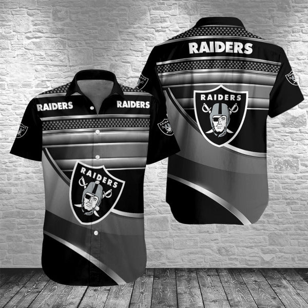 Las Vegas Raiders 2 (91) Personalized Hawaiian Button down shirt