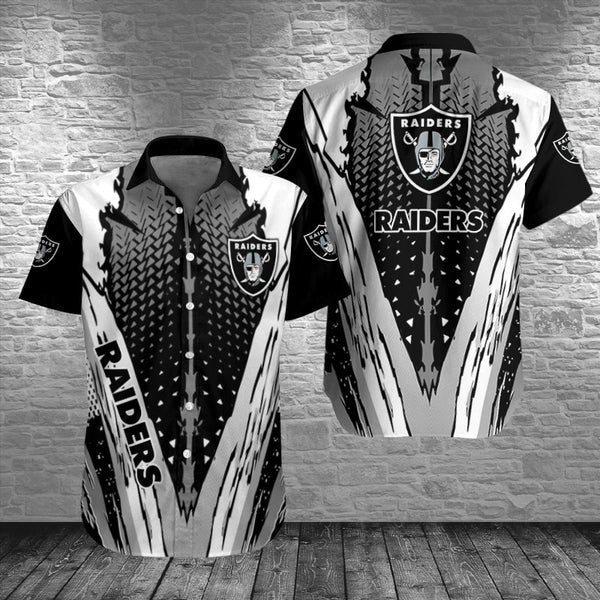 Las Vegas Raiders 2 (94) Personalized Hawaiian Button down shirt