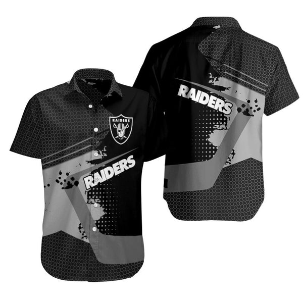Las Vegas Raiders 2 (100) Personalized Hawaiian Button down shirt