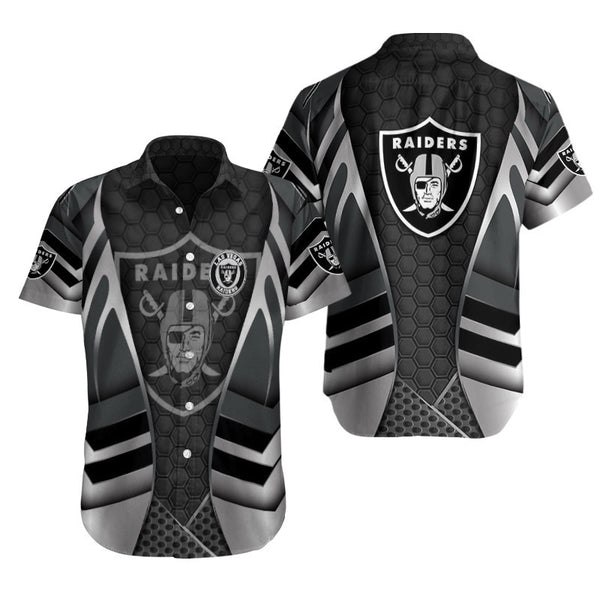 Las Vegas Raiders 2 (97) Personalized Hawaiian Button down shirt
