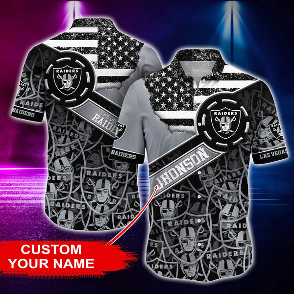 Las Vegas Raiders 2 (110) Personalized Hawaiian Button down shirt