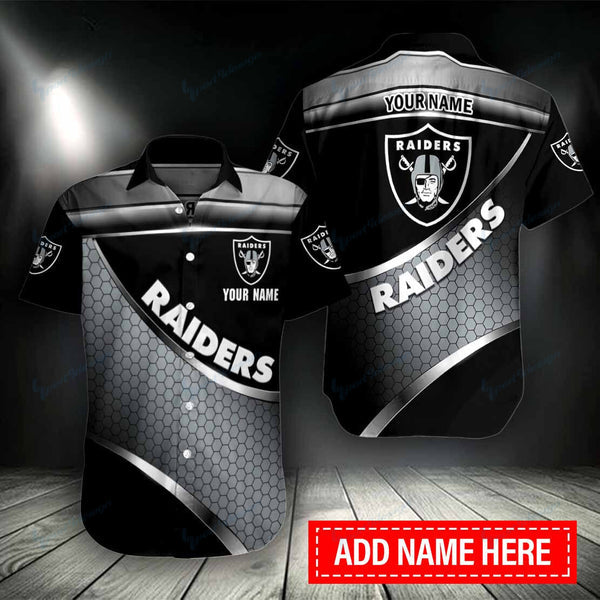 Las Vegas Raiders 2 (114) Personalized Hawaiian Button down shirt