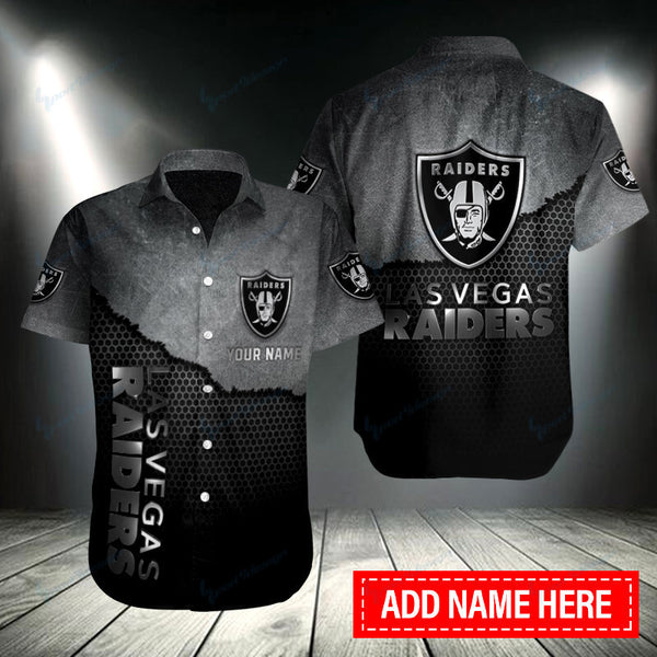 Las Vegas Raiders 2 (111) Personalized Hawaiian Button down shirt
