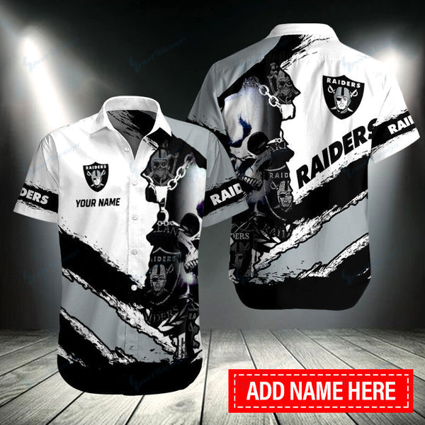 Las Vegas Raiders 2 (123) Personalized Hawaiian Button down shirt