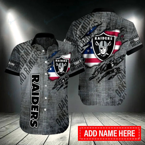 Las Vegas Raiders 2 (117) Personalized Hawaiian Button down shirt