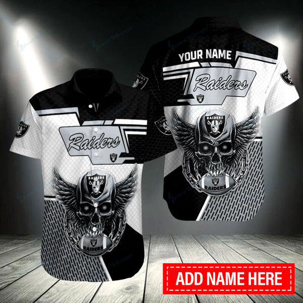 Las Vegas Raiders 2 (119) Personalized Hawaiian Button down shirt