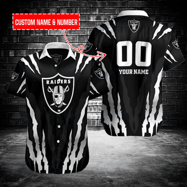 Las Vegas Raiders 2 (118) Personalized Hawaiian Button down shirt