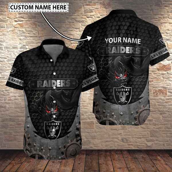 Las Vegas Raiders 2 (139) Personalized Hawaiian Button down shirt