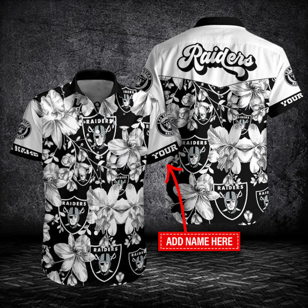 Las Vegas Raiders 2 (132) Personalized Hawaiian Button down shirt