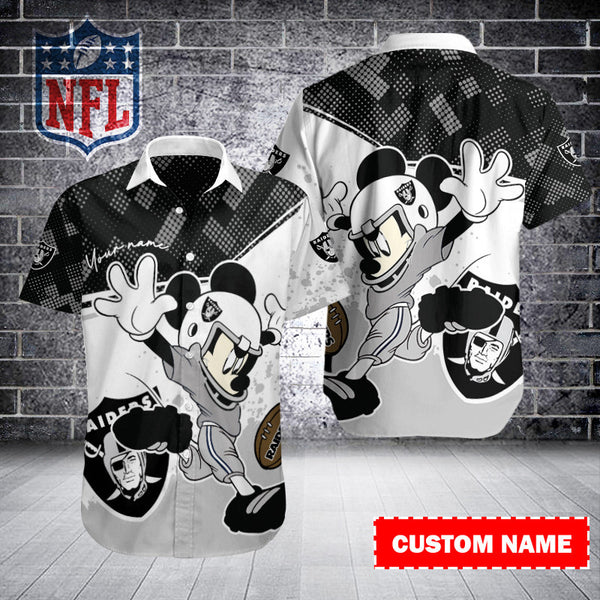 Las Vegas Raiders 2 (129) Personalized Hawaiian Button down shirt