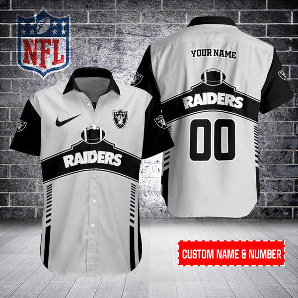 Las Vegas Raiders 2 (149) Personalized Hawaiian Button down shirt