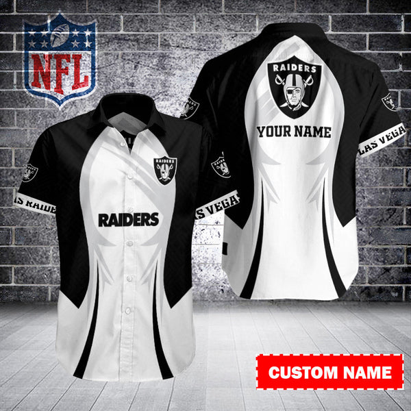 Las Vegas Raiders 2 (144) Personalized Hawaiian Button down shirt