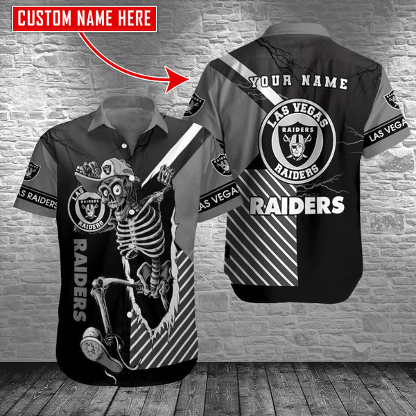 Las Vegas Raiders 2 (142) Personalized Hawaiian Button down shirt