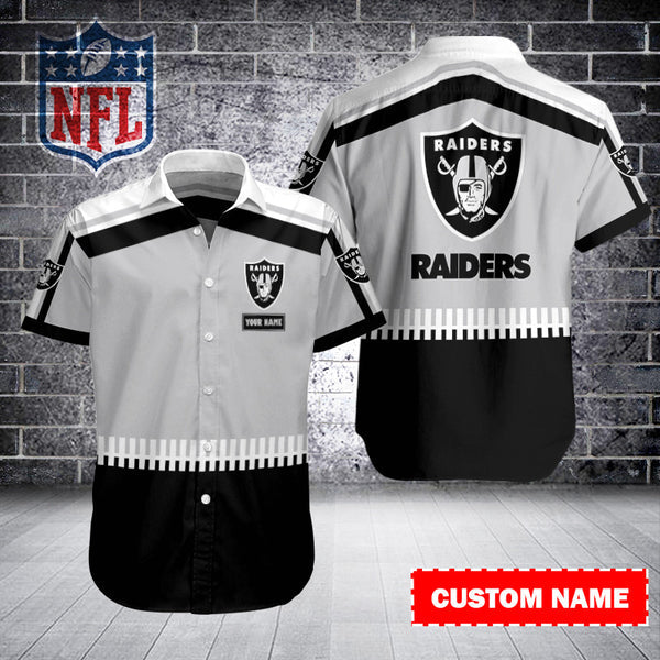 Las Vegas Raiders 2 (159) Personalized Hawaiian Button down shirt