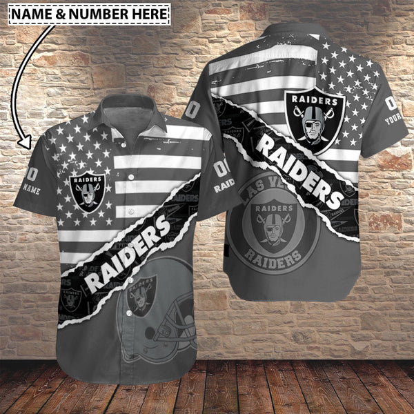 Las Vegas Raiders 2 (157) Personalized Hawaiian Button down shirt