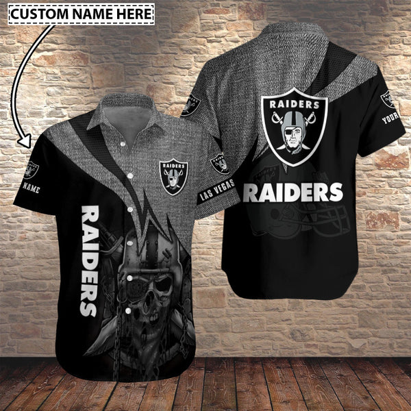 Las Vegas Raiders 2 (154) Personalized Hawaiian Button down shirt
