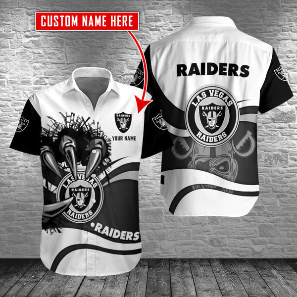 Las Vegas Raiders 2 (155) Personalized Hawaiian Button down shirt