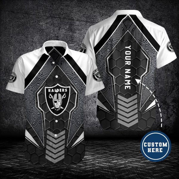 Las Vegas Raiders 2 (170) Personalized Hawaiian Button down shirt