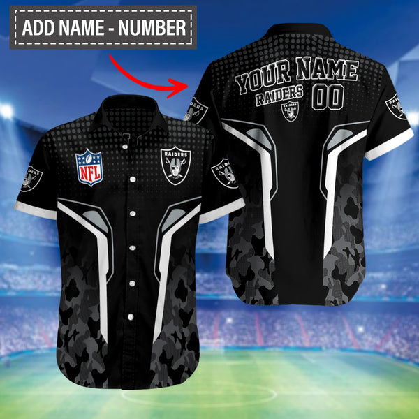 Las Vegas Raiders 2 (169) Personalized Hawaiian Button down shirt