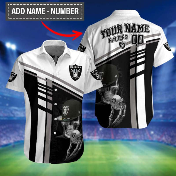 Las Vegas Raiders 2 (175) Personalized Hawaiian Button down shirt